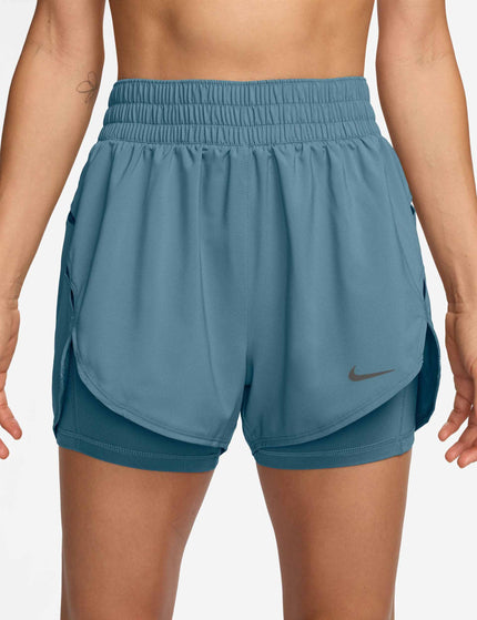 Nike One Dri-FIT 2-in-1 Shorts - Smokey Blue/Reflective Silverimage1- The Sports Edit