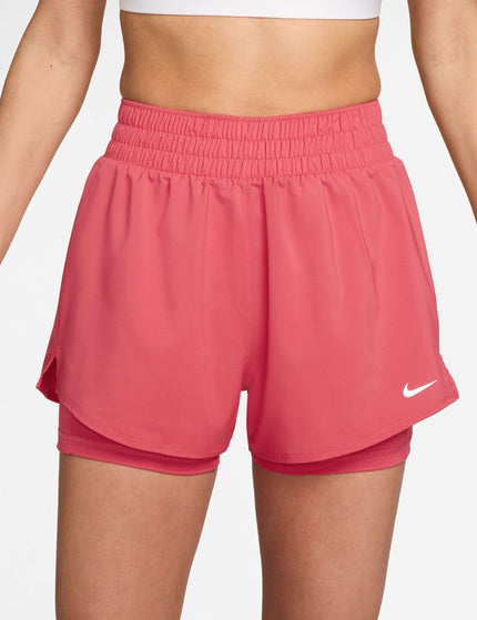 Nike One Dri-FIT 2-in-1 Shorts - Sea Coral/Whiteimages1- The Sports Edit