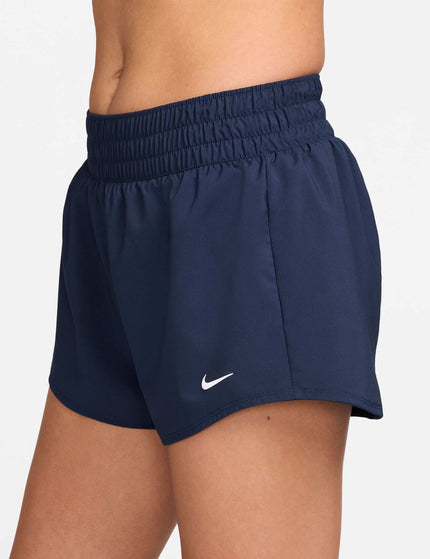 Nike One Dri-FIT 3" Brief-Lined Shorts - Midnight Navy/Reflective Silverimage3- The Sports Edit