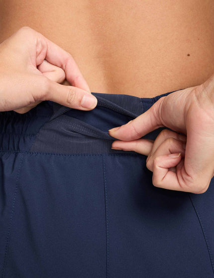 Nike One Dri-FIT 3" Brief-Lined Shorts - Midnight Navy/Reflective Silverimage4- The Sports Edit