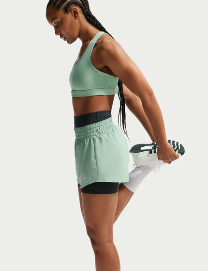 Nike One Dri-FIT 3" Brief-Lined Shorts - Steam/Whiteimages4- The Sports Edit