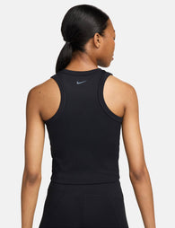 Nike | One Fitted Dri-FIT Cropped Tank Top - White | The