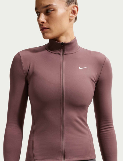 Nike One Fitted Dri-FIT Full-Zip Jacket - Tattoo/Whiteimages1- The Sports Edit