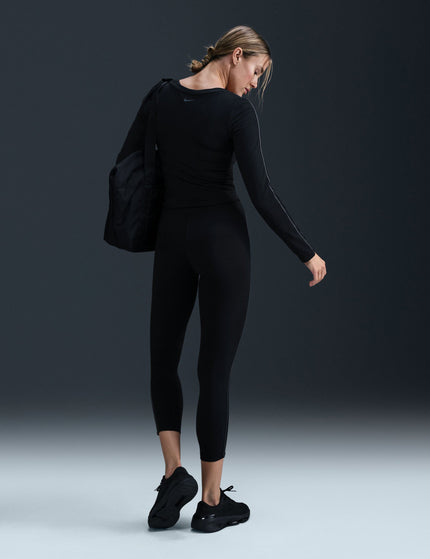 Nike One High Waisted 7/8 Leggings - Black/Iron Greyimage7- The Sports Edit