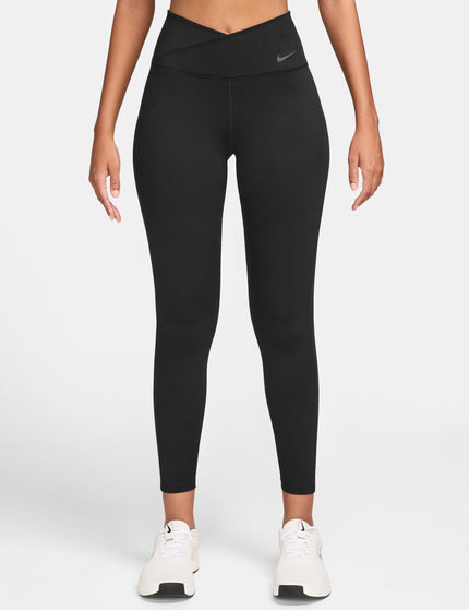 Nike One High Waisted 7/8 Leggings - Black/Dark Smoke Greyimages1- The Sports Edit