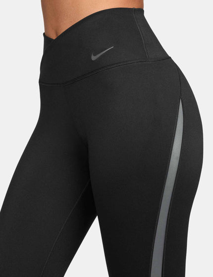 Nike One High Waisted 7/8 Leggings - Black/Dark Smoke Greyimages3- The Sports Edit