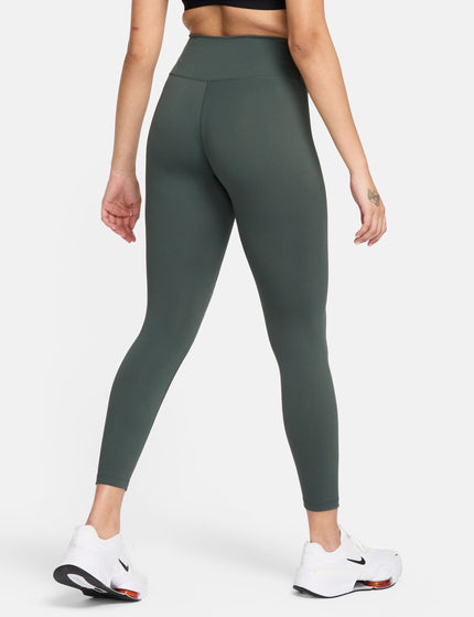 Nike One High Waisted 7/8 Leggings - Vintage Green/Blackimage2- The Sports Edit