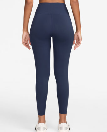 One High Waisted 7/8 Leggings - Midnight Navy