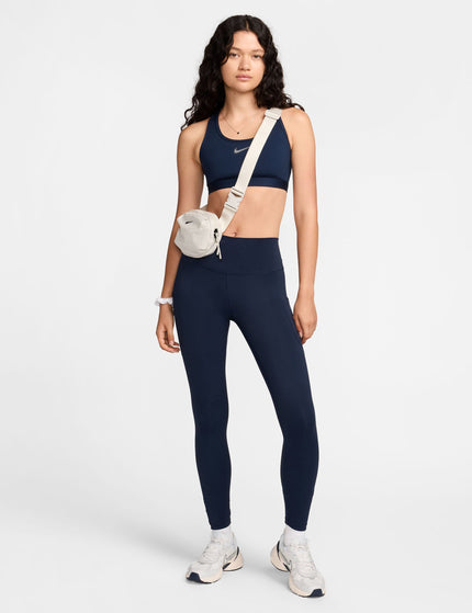 Nike One High Waisted 7/8 Leggings with Pockets - Obsidian/Blackimage8- The Sports Edit