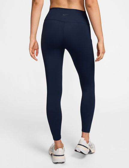 Nike One High Waisted 7/8 Leggings with Pockets - Obsidian/Blackimage2- The Sports Edit