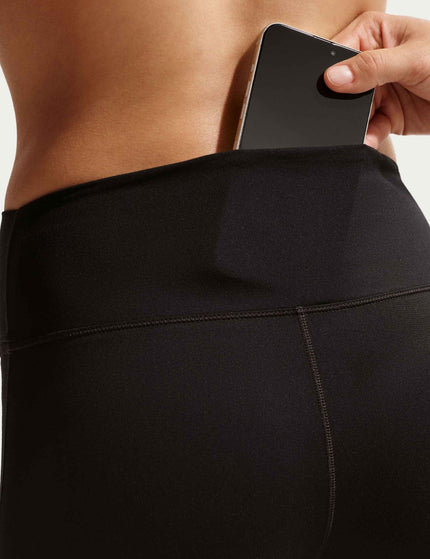 Nike One High Waisted 8" Biker Shorts - Black/Whiteimages4- The Sports Edit