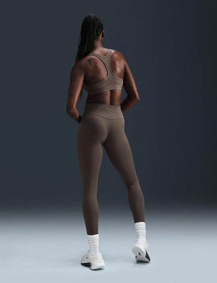 Nike One High Waisted Leggings - Ironstone/Blackimage5- The Sports Edit