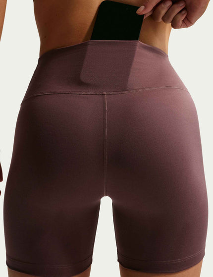 Nike One High Waisted 5" Biker Shorts - Tattoo/Whiteimages3- The Sports Edit