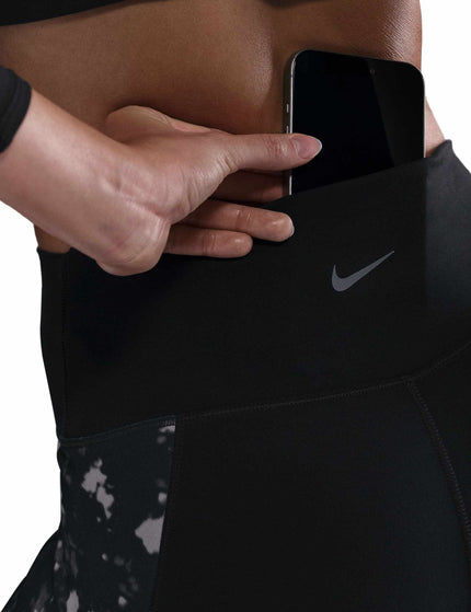 Nike W Nk One Df Hr 7/8 Tight AopBLACK/BLACK/BLACKimages3- The Sports Edit