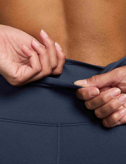 Nike One High Waisted Flared Leggings - Midnight Navy/Whiteimages3- The Sports Edit