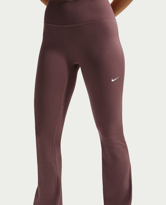 One High Waisted Flared Leggings - Tattoo/White