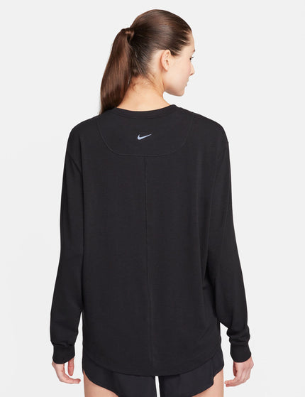 Nike One Relaxed Dri-FIT Long-Sleeve Top - Blackimage2- The Sports Edit