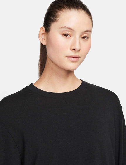 Nike One Relaxed Dri-FIT Long-Sleeve Top - Blackimage3- The Sports Edit