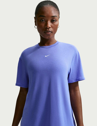 One Relaxed Dri-FIT Short-Sleeve Top - Sapphire/White