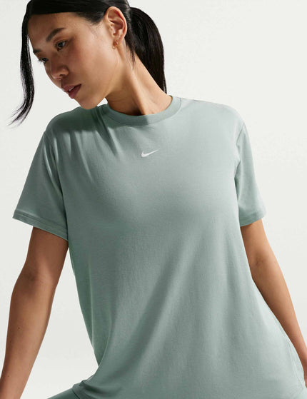 Nike One Relaxed Dri-FIT Short-Sleeve Top - Steam/Whiteimages1- The Sports Edit