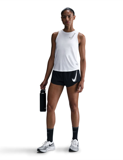 Nike One Swoosh Dri-FIT Running Tank Top - Whiteimage5- The Sports Edit