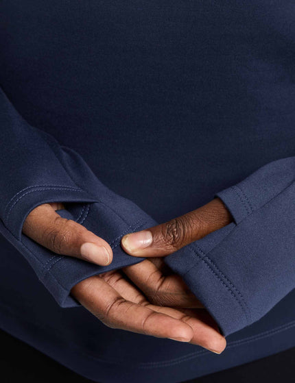 Nike One Therma-FIT 1/2-Zip Mid Layer - Midnight Navyimages3- The Sports Edit