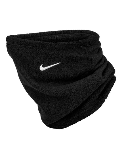 Nike One Therma-Fit Fleece Neck Warmer - Black/Whiteimage1- The Sports Edit