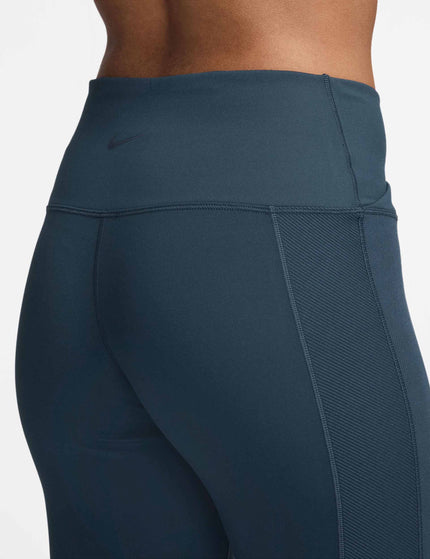 Nike One Wrap High Waisted 7/8 Leggings - Armory Navy/Whiteimage3- The Sports Edit