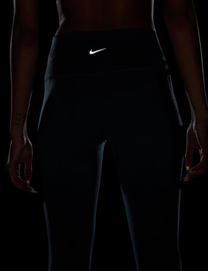 Nike One Wrap High Waisted 7/8 Leggings - Armory Navy/Whiteimage4- The Sports Edit