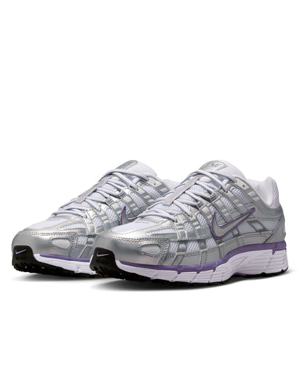 Nike P-6000 Shoes - Metallic Silver/World Indigo/White/Blackimages2- The Sports Edit