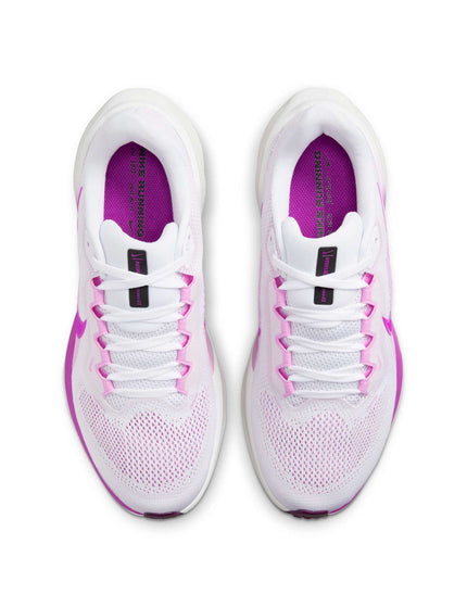 Nike Pegasus 41 Shoes - White/Black/Beyond Pink/Hyper Violetimage4- The Sports Edit