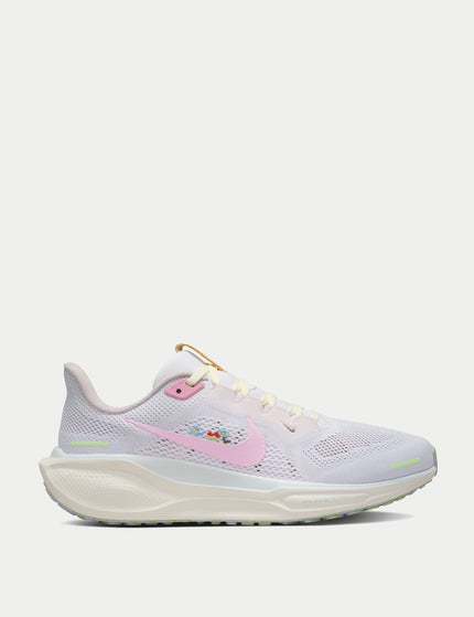 Nike Pegasus 41 Shoes - White/Pink Foam/Sail/Football Greyimage1- The Sports Edit