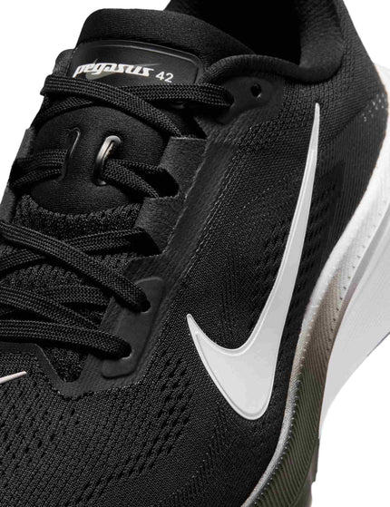 Nike Pegasus 42 Running Shoes - Black/White/Iron Greyimages7- The Sports Edit