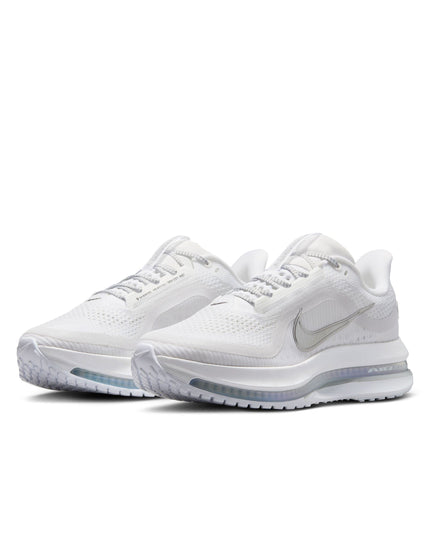 Nike Pegasus Premium Shoes - White/Metallic Silverimage2- The Sports Edit