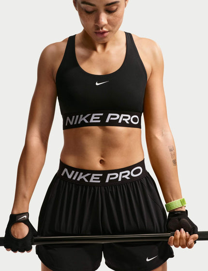 Nike Pro 365 Light Support Bra - Black/Whiteimages1- The Sports Edit