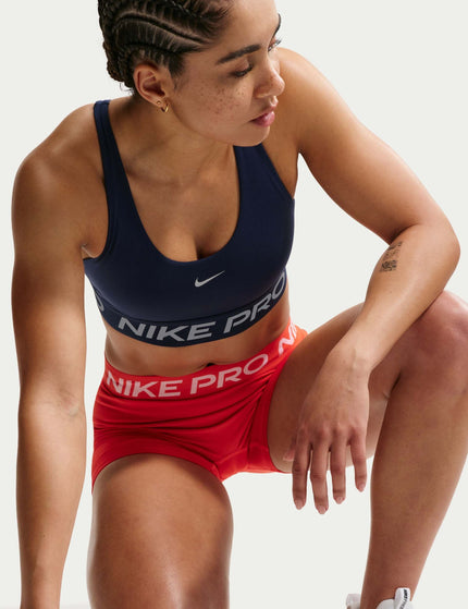 Nike Pro 365 Light Support Bra - Midnight Navy/Whiteimages3- The Sports Edit