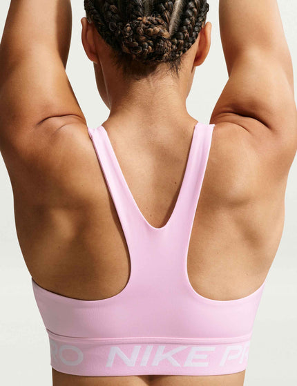 Nike Pro 365 Light Support Bra - Pink Foam/Whiteimages2- The Sports Edit
