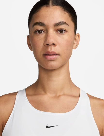 Nike Pro Dri-FIT Tank Top - White/Blackimages3- The Sports Edit
