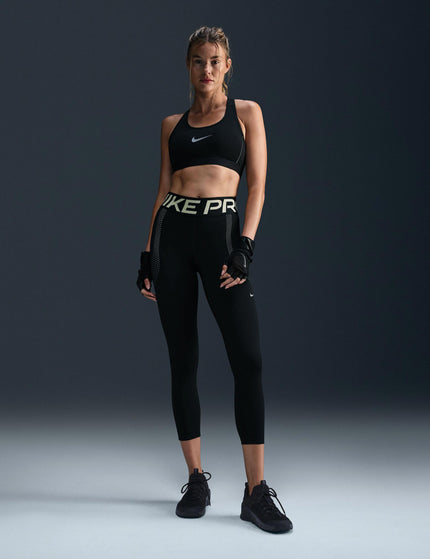 Nike Pro Sculpt High Waisted 7/8 Leggings - Black/Reflective Silverimage6- The Sports Edit