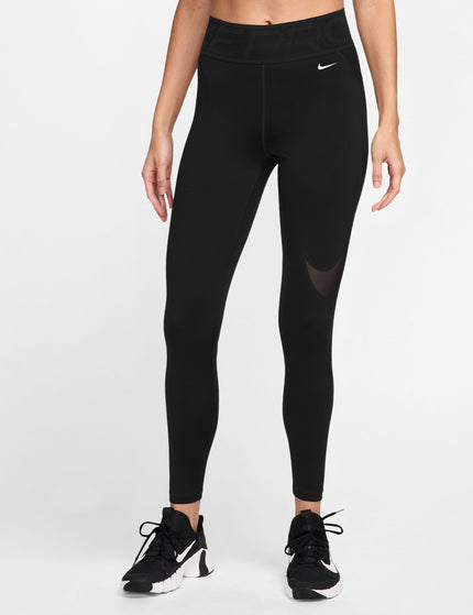 Nike Pro Sculpt High Waisted Full-Length Leggings - Black/Whiteimage1- The Sports Edit