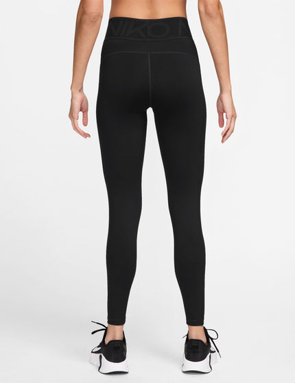 Nike Pro Sculpt High Waisted Full-Length Leggings - Black/Whiteimage2- The Sports Edit