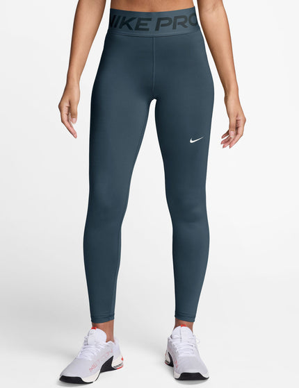Nike Pro Sculpt High Waisted Leggings - Armory Navy/Whiteimage1- The Sports Edit