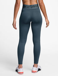 Nike Pro Sculpt High Waisted Leggings - Armory Navy/Whiteimage2- The Sports Edit