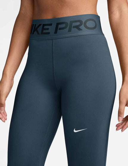 Nike Pro Sculpt High Waisted Leggings - Armory Navy/Whiteimage3- The Sports Edit