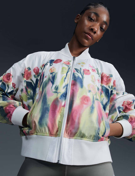 Nike Sportswear Artist Collection Bomber Jacket - Sail/Floralimage1- The Sports Edit