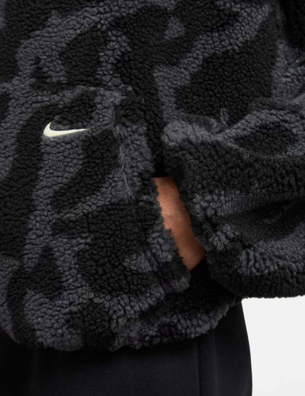 Nike Sportswear High-Pile Fleece Jacket - Black/Black/Sailimages3- The Sports Edit
