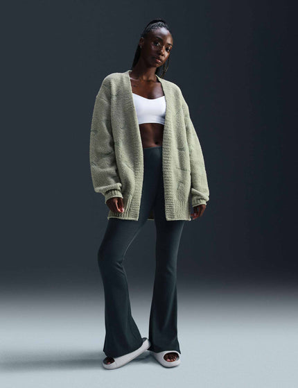 Nike Sportswear Phoenix Cozy Bouclé Oversized Knit Cardigan - Jade Horizonimage4- The Sports Edit