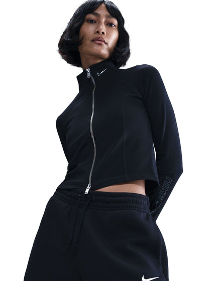 Nike Sportswear Phoenix Fleece 4" Shorts - Black/Sailimages3- The Sports Edit