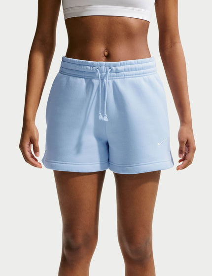 Nike Sportswear Phoenix Fleece 4" Shorts - Hydrogen Blue/Sailimages1- The Sports Edit