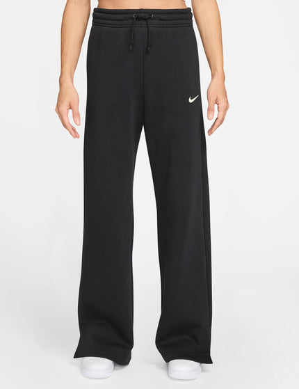 Nike Sportswear Phoenix Fleece High Waisted Pants - Black/Sailimage1- The Sports Edit